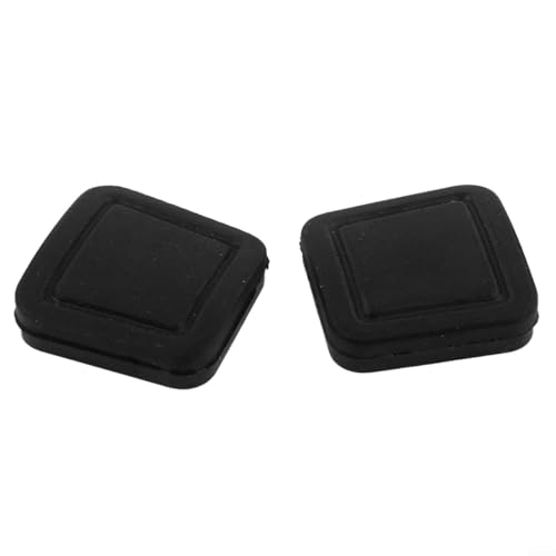 Für Mercedes Benz Türgriffknopf-Abdeckkappe S-Klasse W220 CL C215 SL R230 Keyless Entry Schwarz Gummi Ersatz A2207601370 A2207601470 (Paar) von NbgrvB