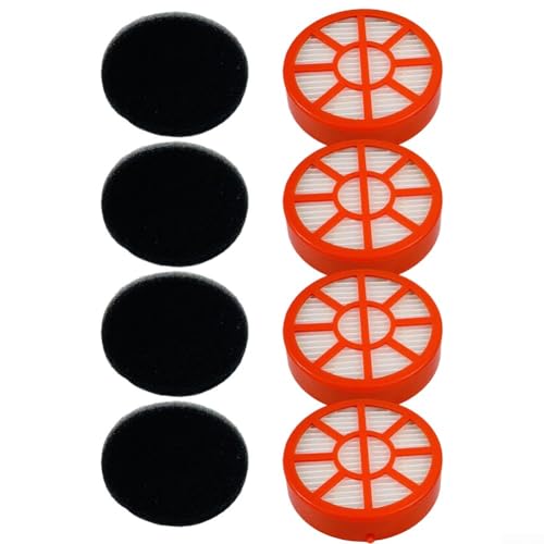 Für Redkey P8 kabelloser Staubsauger, waschbares Filter-Set, 2/4-teilig, fängt Feinstaub auf und erhält optimale Funktion (4er-Pack) von NbgrvB