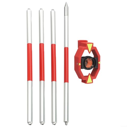Für Total Station Mini mit abnehmbaren Aluminiumstangen, 4 Abschnitte bei 30 cm Länge für verbesserte Stabilität (ADS101 17,5 mm) von NbgrvB