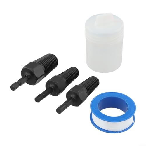 Gebrochene Schraubenausdreher Set für 1/2 Zoll, 3/4 Zoll, 1 Zoll Wasserrohre, Anti-Rutsch-Bolzen und Gewindeentferner Werkzeug, Sechskantschaft Bohrer kompatibel mit Gebrochene Schraubenausdreher Set für 1/2 Zoll, 3/4 Zoll, 1 Zoll Wasserrohre, Anti-Rutsch-Bolzen und Gewindeentferner Werkzeug, Sechskantschaft Bohrer kompatibel mit von NbgrvB