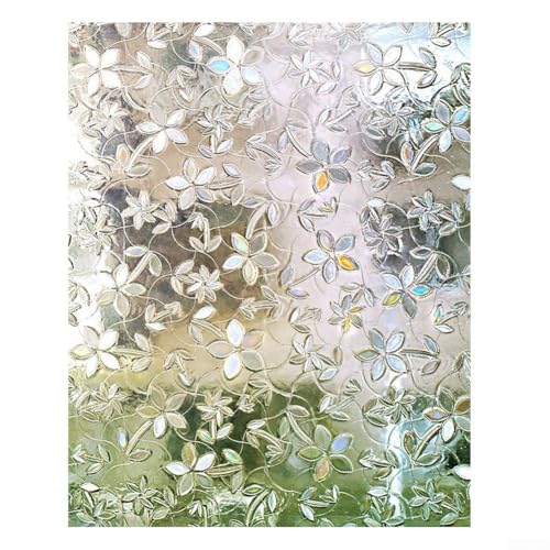 Gypsophila Design PVC Glasfolie für stilvolle Privatsphäre Lösungen in Wohn- und Gewerbeflächen (40 x 100 cm) von NbgrvB