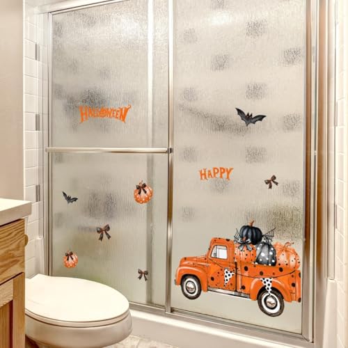 Halloween-Wandaufkleber mit einzigartigen gruseligen Designs, abziehen und aufkleben, aus wetterbeständigem PVC für drinnen und draußen für festliche Verwendung von NbgrvB