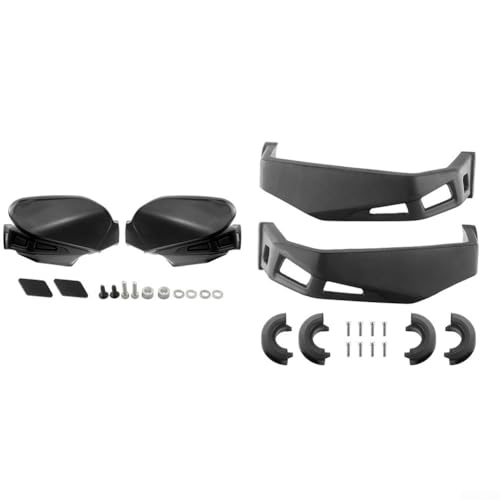 Handschutz Luftabweiser Kit Motorrad Handschutz Luftabweiser Kit Schwarz Lenkerschutz Windschutz für Ryker 600 900 Rally Sport Modelle 219400894 219400998 von NbgrvB