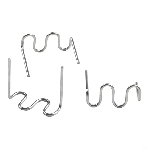 Heißheftklammern, 100 Stück für Auto-Stoßstangen-Reparaturen, 0 60/0 8 mm Schweißnägel (0,8 mm Wellenklammern) von NbgrvB