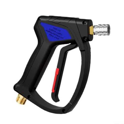 Hochdruckreiniger-Griff mit Edelstahl-Schwenkgelenk und 3/8-Zoll-Anschluss für nahtlose Reinigung (schwarz M22-14) von NbgrvB