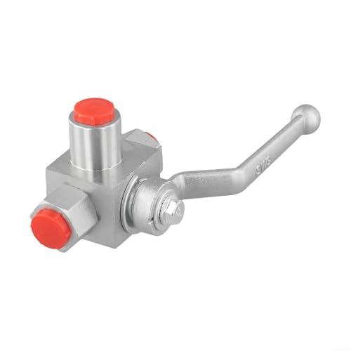 Hydraulischer Kugelhahn M14*1 5 bis M27*2500 Bar MWP mit Gummiauskleidung für verschiedene Medien (M14*1.5-DN6) von NbgrvB