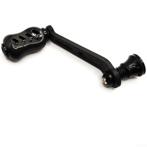 Karbonfaser-Einzel-Wipparmgriff für DAIWA für FUEGO Salamandura Rollen, Schraub-Design mit zwei Lagern für reibungslose Nutzung (schwarz) von NbgrvB