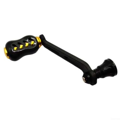 Karbonfaser-Einzel-Wipparmgriff für Daiwa für Fuego Salamandura Rollen, Schraub-Design mit zwei Lagern für reibungslosen Gebrauch (goldfarben) von NbgrvB