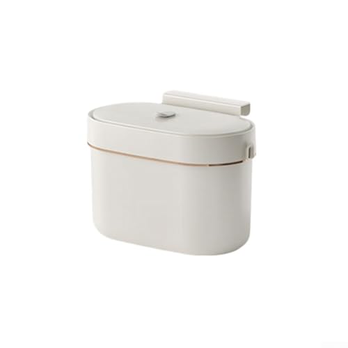 Komposteimer für Küche, unter der Spüle, Komposteimer für den Innenbereich, versiegelt, 7 l, Komposteimer für Küche, Wandmontage, kleiner Mülleimer mit Deckel (7 l) von NbgrvB