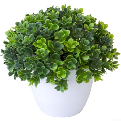 Künstliche Pflanze Bonsai Gras Ball aus Kunststoff für Desktop Ornament und realistisches Aussehen (D) von NbgrvB