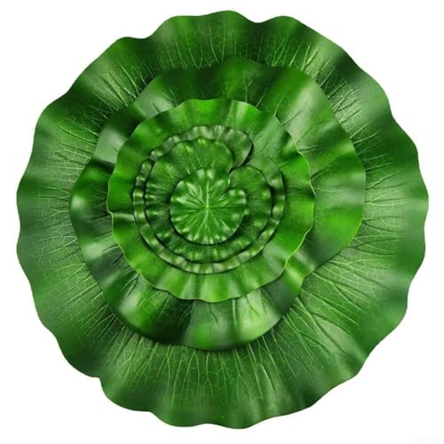 Künstliche schwimmende Lotusblätter, 10 Stück, dekorativ, ideal für Teiche und Gärten (10 cm) von NbgrvB