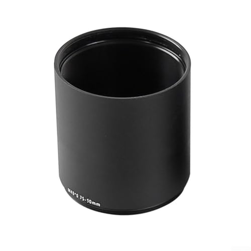 M48 x 0,75 Teleskop-Foto-Adapter, Aluminiumlegierung, Kamera, Astronomisches Teleskop-Verlängerungsrohr, Halterung, 3 mm - 50 mm, Schwarz (M48 x 0,75-50 mm) von NbgrvB
