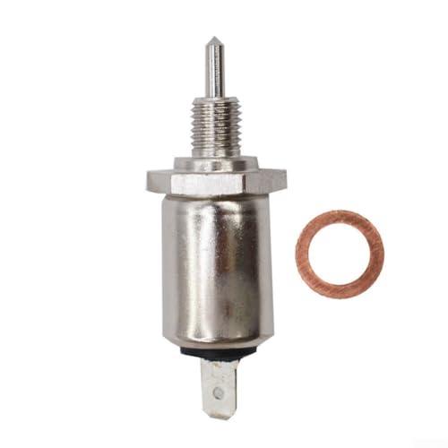 Magnetventil Ersatz Metall Elektromagnetisches Absperrventil für Rasentrimmer Rasenmäher Teile Vergaser Magnetventil Zubehör von NbgrvB