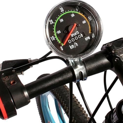 Mechanischer Tacho für Fahrräder, 78 cm Kabel, perfekt für Straße und Berg (rechteckig) von NbgrvB