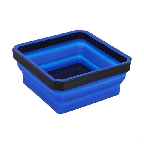 Mehrzweck-Magnet-Schraubenablage, flexible Silikonschale für Heimwerker (blau) von NbgrvB