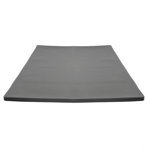 Mehrzweck-Silikon-Fußmatte, Silikon-Kühlschrankmatte mit erhöhtem Rand, wasserdicht, Schutz unter Geräten, für Boden-Teppiche (60 x 50 cm, grau) von NbgrvB