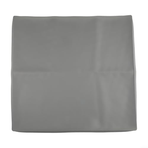 Mehrzweck-Silikon-Fußmatte, Silikon-Kühlschrankmatte mit erhöhtem Rand, wasserdicht, Schutz unter Geräten, für Boden-Teppiche (65 x 60 cm, grau) von NbgrvB