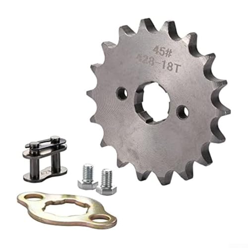 Motorrad-Zahnkranz-Kettenhalterplatte, Schließfach, kompatibel mit 50 cc, 70 cc, 90 cc, 110 cc Motorrädern und Quads von NbgrvB