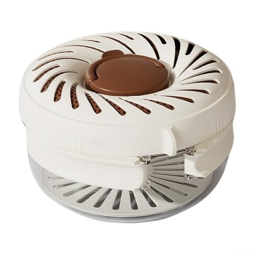 Multifunktionale Waschschüssel mit Drainage, 3-in-1 Obstsieb und Aufbewahrungsbehälter (braun) von NbgrvB