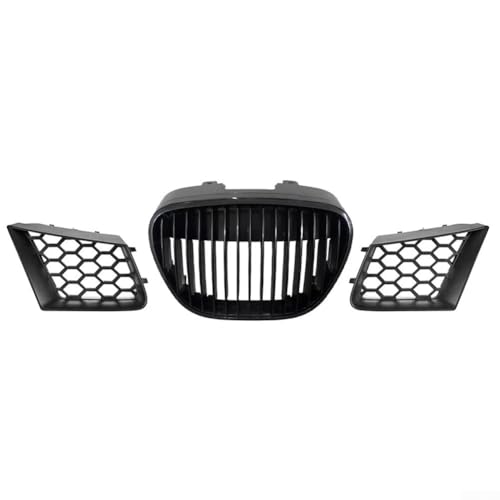 NbgrvB Auto Front Central Badgeless Grill Grill in Schwarz für Ibiza für Cordoba Typ 6L 2002-2009 Ersatz OEM 6L0853654 9182921 NbgrvB Auto Front Central Badgeless Grill Grill in Schwarz für Ibiza für Cordoba Typ 6L 2002-2009 Ersatz OEM 6L0853654 9182921 von NbgrvB