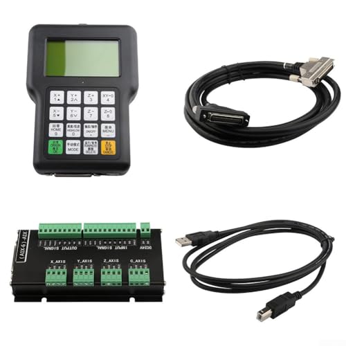 NbgrvB CNC Controller System Offline Stand Alone Stepper Motor Driver A18 Core High Speed Axis Motion Control 16 Button Handheld Terminal for Engraving and Cutting Machines von NbgrvB