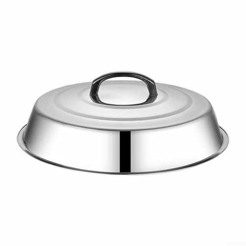 NbgrvB Edelstahl Kochgeschirr Topfdeckel Hoher Deckel Topfabdeckung Bratpfanne Abdeckung Topf für Küche Edelstahl Kochtopf NbgrvB Edelstahl Kochgeschirr Topfdeckel Hoher Deckel Topfabdeckung Bratpfanne Abdeckung Topf für Küche Edelstahl Kochtopf von NbgrvB