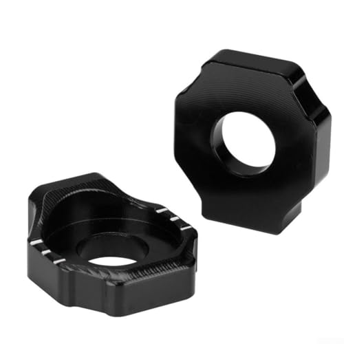 NbgrvB Hinterachsblock aus Aluminiumlegierung, Kettenspannung, Einsteller für Surron für Segway-Motorräder in Schwarz oder Rot (schwarz) von NbgrvB