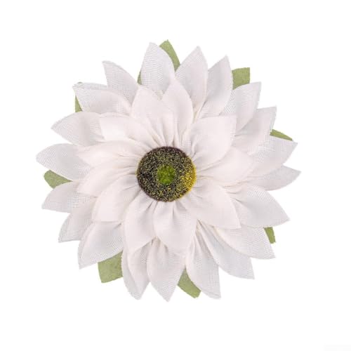 NbgrvB Künstlicher Kranz, Wandbehang, 42,9 cm, rustikale Blumengirlande für Tür, Fenster, Dekoration, Hochzeitsfoto-Requisite, Weiß, Lila, Rosa (J2–34 weißes Modell) von NbgrvB