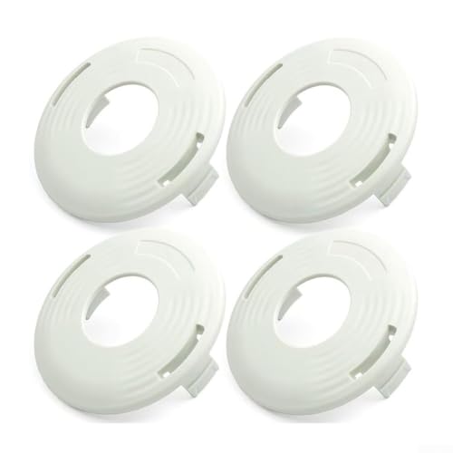 NbgrvB Trimmerkopf-Abdeckkappe, Ersatz für FS70, FS85R, FS131R und KM91R, 4 Stück, weiße ABS-Kunststoffkappe NbgrvB Trimmerkopf-Abdeckkappe, Ersatz für FS70, FS85R, FS131R und KM91R, 4 Stück, weiße ABS-Kunststoffkappe von NbgrvB