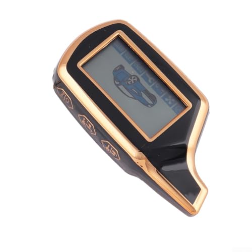 Personalisierte Autoschlüsselabdeckung für Starline-Autoschlüssel für Starline A61 (Gold Schwarz) von NbgrvB