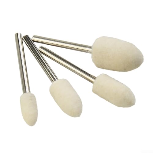 Polier-Bit-Set mit 20 Woll-Polierscheiben für Schmuck, Uhren und Formen (20 Stück) von NbgrvB