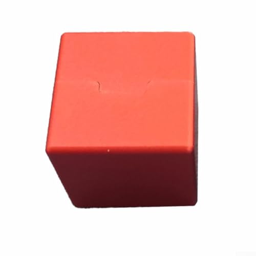 Quadratische Kreidehülle aus Metall für Billard, magnetische Halterung, kompatibel mit 23 5 mm Kreide (rot) von NbgrvB