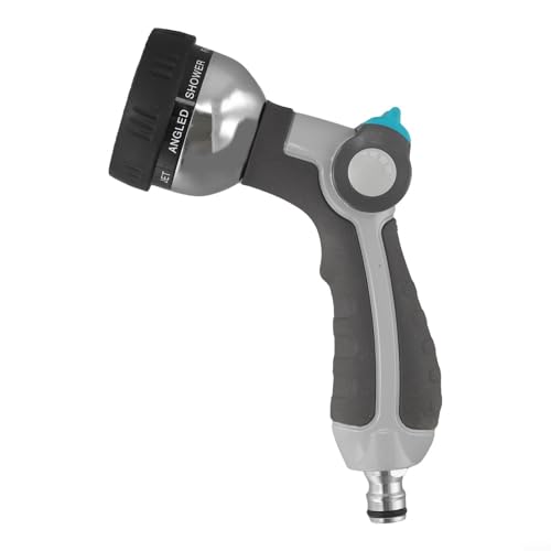 Robuste Gartenschlauchdüse mit 8 verschiedenen Bewässerungseinstellungen und weichem Gummigriff Robuste Gartenschlauchdüse mit 8 verschiedenen Bewässerungseinstellungen und weichem Gummigriff von NbgrvB