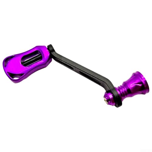 Rüsten Sie Ihre For DAIWA Fuego Rolle mit diesem 70 mm Kohlefaser-Knauf auf, einschraubbarer Typ mit Doppellager-Unterstützung für Haltbarkeit (lila) von NbgrvB