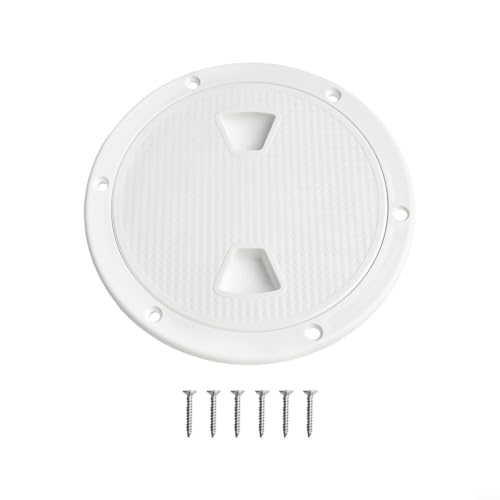 Rundes Deck Inspektionslukenabdeckung für Yachten mit ABS-Konstruktion (15,2 cm mit Schrauben) von NbgrvB