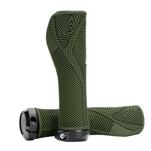 Rutschfeste TPE-Griffe für Mountainbikes, leicht, mit verbessertem Grip für Leistung (grün) von NbgrvB