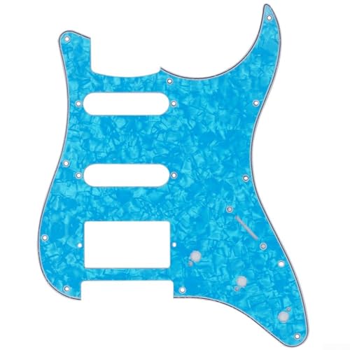Schlagbrett für 11-Loch-E-Gitarren passend für ST SQ Modelle mit Design (Blue Pearl) von NbgrvB