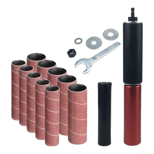 Schleifstab Set für elektrische Bohrmaschine Umbau Mini Bandschleifer Aufsatz mit 120er Körnung Schleifpapier Blätter Bau für Holz Schleifstab Set für elektrische Bohrmaschine Umbau Mini Bandschleifer Aufsatz mit 120er Körnung Schleifpapier Blätter Bau für Holz von NbgrvB