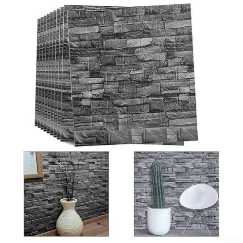 Schlicht und modern, schaffen Sie schöne Innenräume mit einem Set von wasserdichten Paneelfliesen (20 Stück) von NbgrvB