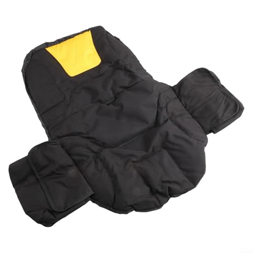 Schutzbezug für Traktorsitz, verstellbare Passform mit Gurten, wasserdicht und staubdicht, Rasenmäher Sitzbezug aus Oxford-Material (Schwarz und Gelb) von NbgrvB