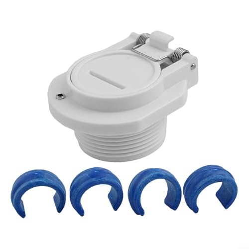 Schwimmbad-Saugnapf-Anschluss, Innengewinde-Schlauchadapter, kompatibel mit W400BWHP W400BBKP Vakuumverriegelung, Sicherheits-Wandhalterung von NbgrvB
