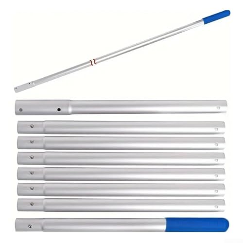 Scoop Rod Extension Kit For Pool Cleaning Accessories, Scoop Rod Extension Cleaning Rod Extension For Skimmer For Pool Brushes For Vacuum Heads, Swimming Pool Cleaning Poles Scoop Rod Extension Kit For Pool Cleaning Accessories, Scoop Rod Extension Cleaning Rod Extension For Skimmer For Pool Brushes For Vacuum Heads, Swimming Pool Cleaning Poles von NbgrvB