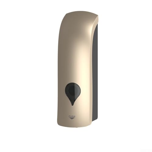 Seifenspender für Badezimmer mit Wandmontage, Presspumpe für Shampoo und Conditioner, nachfüllbare Flaschen kompatibel, einfache Installation ohne Bohren (1×300ML Gold) von NbgrvB