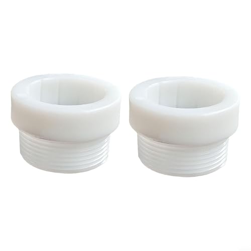 Set mit zwei robusten Poolschirm-Stabilisatoren zur Verbesserung der Stabilität auf Decks oder Spritzpads (weiß) von NbgrvB