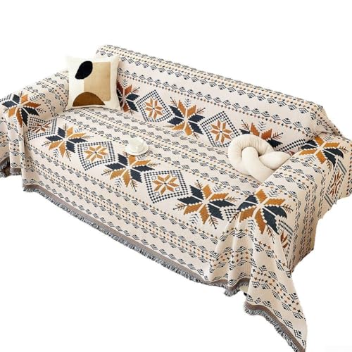Sofabezug mit elastischen Rändern für sicheren Sitz, einfache Wartung und modernes Design (D) von NbgrvB