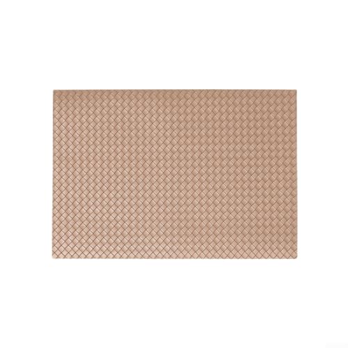 Stilvolle Untersetzer und Tischsets mit doppelseitigem Webdesign verschönern Ihre Heimdekoration und schützen gleichzeitig Oberflächen (Khaki) von NbgrvB