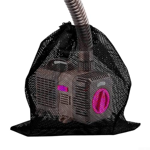 Teichpumpen-Filterbeutel mit Kordelzug, reißfestes Netz zur Vermeidung von Verstopfungen, 31 x 41 cm, 2 Stück von NbgrvB