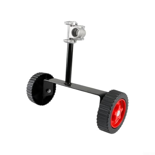 Trimmer-Stützräder für Rasenmäher, höhenverstellbar für besseres Trimmen und einfache Installation (28 mm) von NbgrvB