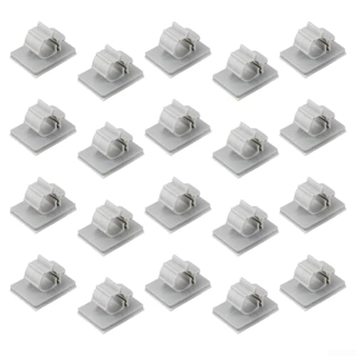Wasserrohrhalter-Clips, Set mit 20 Kunststoff-Klemmen, kompatibel mit Standardgrößen (für 6 5 mm, 9 5 mm) (9,5 mm) von NbgrvB