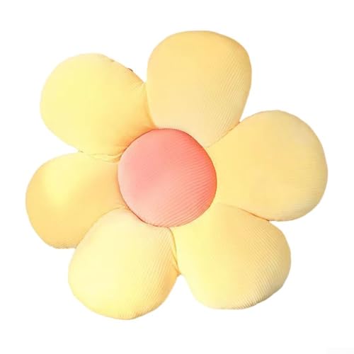Weiches Plüsch-Kissen mit Gänseblümchen-Design für Komfort, atmungsaktive Materialien, halten Sie nachts kühl (Stil 4) von NbgrvB
